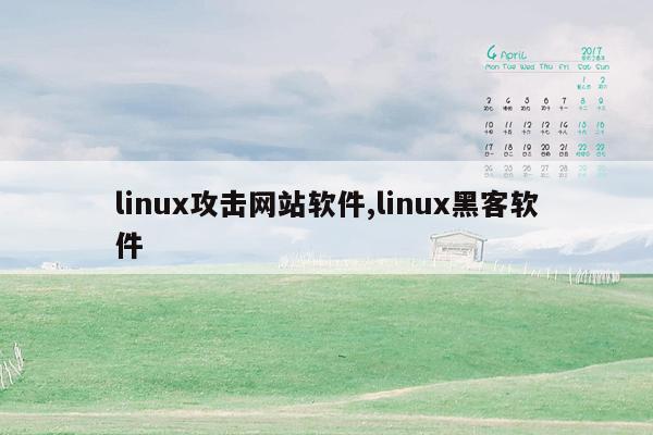 linux攻击网站软件,linux黑客软件