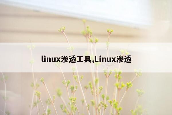 linux渗透工具,Linux渗透