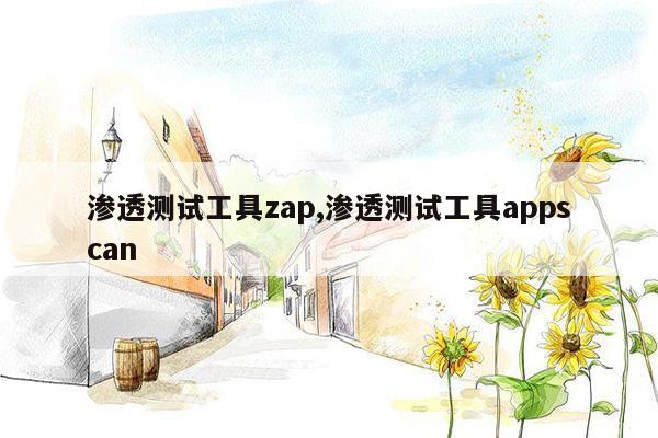 渗透测试工具zap,渗透测试工具appscan